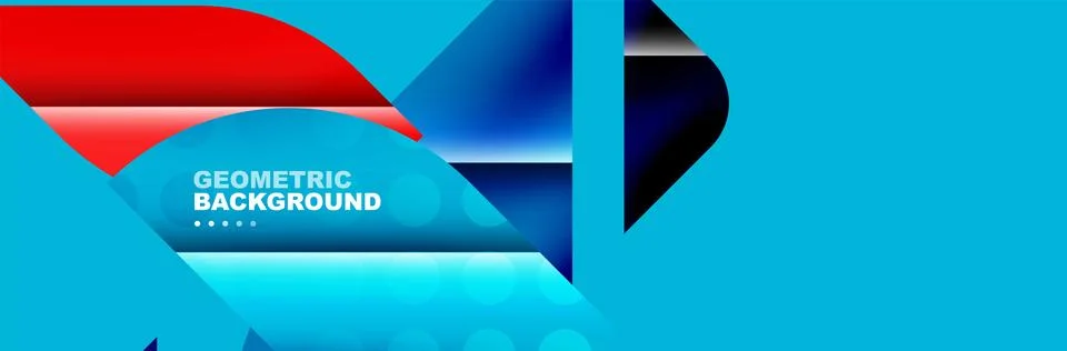 Abstract background with geometric elements. Creative trendy design. Vector Stock Illustration