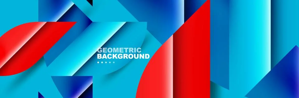 Abstract background with geometric elements. Creative trendy design. Vector Stockillustratie