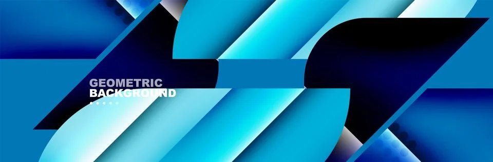 Abstract background with geometric elements. Creative trendy design. Vector Stockillustratie