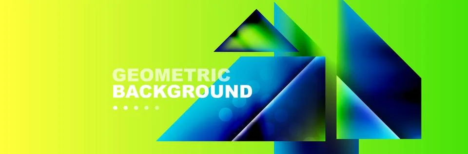 Abstract background with geometric elements. Creative trendy design. Vector Stock Illustration