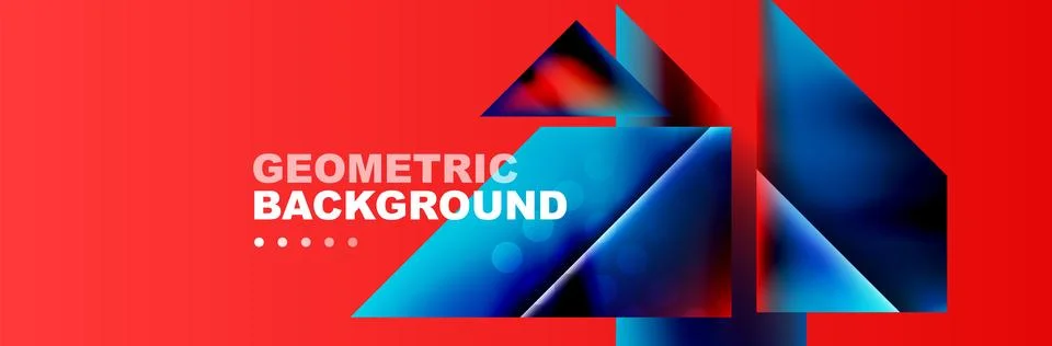 Abstract background with geometric elements. Creative trendy design. Vector Illustrazione stock