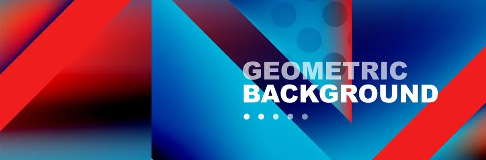 Abstract background with geometric elements. Creative trendy design. Vector Illustrazione stock