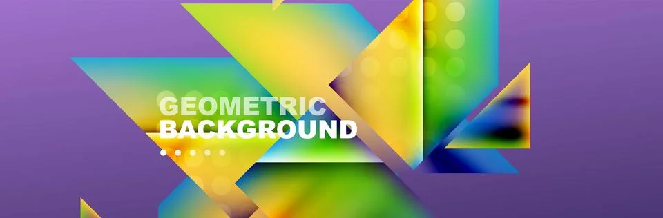 Abstract background with geometric elements. Creative trendy design. Vector Illustrazione stock
