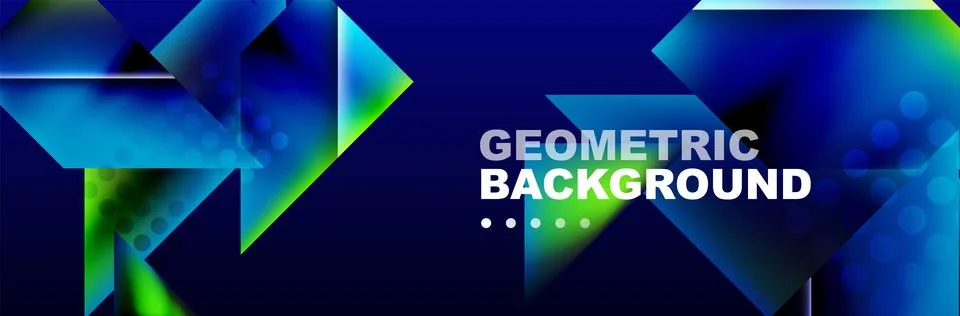 Abstract background with geometric elements. Creative trendy design. Vector Illustrazione stock
