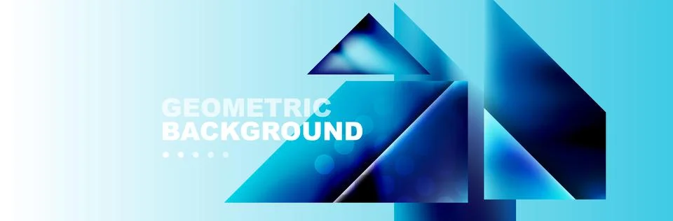 Abstract background with geometric elements. Creative trendy design. Vector Illustrazione stock