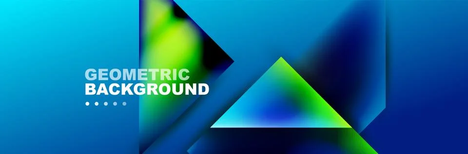 Abstract background with geometric elements. Creative trendy design. Vector 库存插图