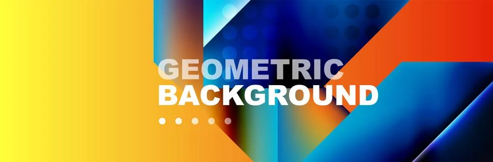 Abstract background with geometric elements. Creative trendy design. Vector イラスト素材