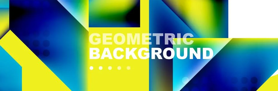 Abstract background with geometric elements. Creative trendy design. Vector Stockillustratie