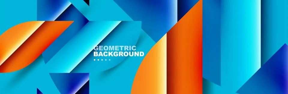 Abstract background with geometric elements. Creative trendy design. Vector イラスト素材