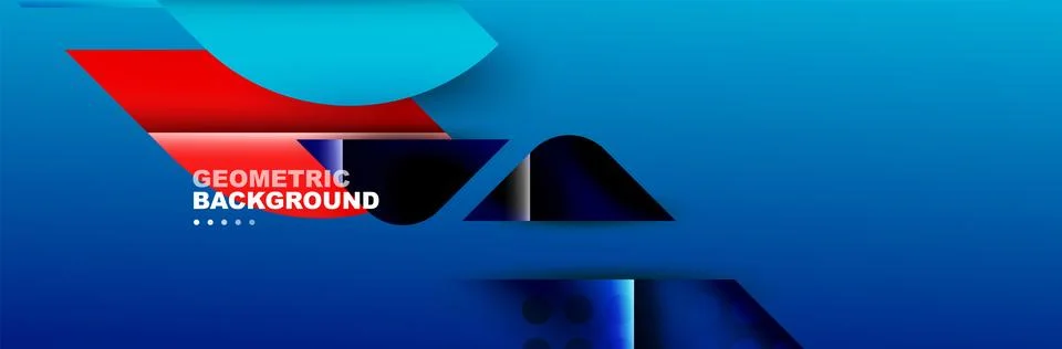 Abstract background with geometric elements. Creative trendy design. Vector Stockillustratie