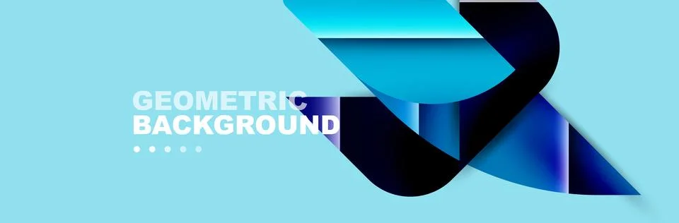 Abstract background with geometric elements. Creative trendy design. Vector Stockillustratie