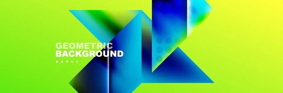 Abstract background with geometric elements. Creative trendy design. Vector Illustrazione stock