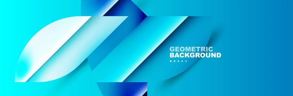 Abstract background with geometric elements. Creative trendy design. Vector Illustrazione stock