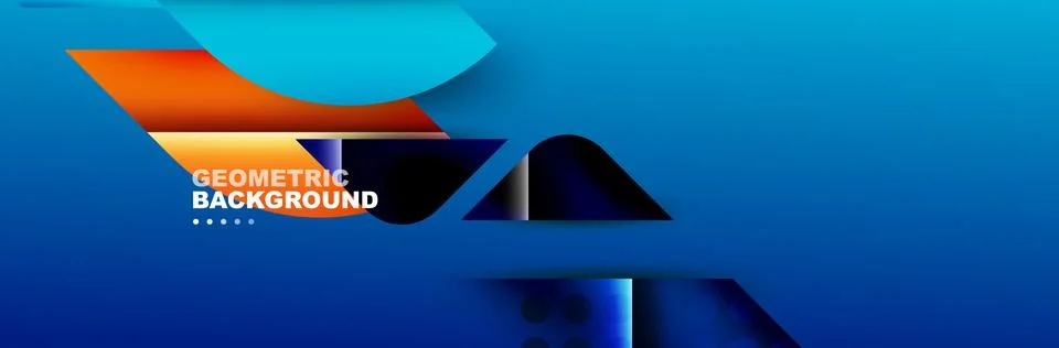 Abstract background with geometric elements. Creative trendy design. Vector 스톡 일러스트