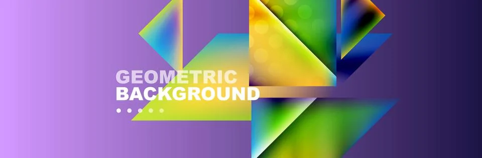 Abstract background with geometric elements. Creative trendy design. Vector イラスト素材
