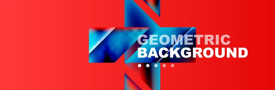 Abstract background with geometric elements. Creative trendy design. Vector イラスト素材