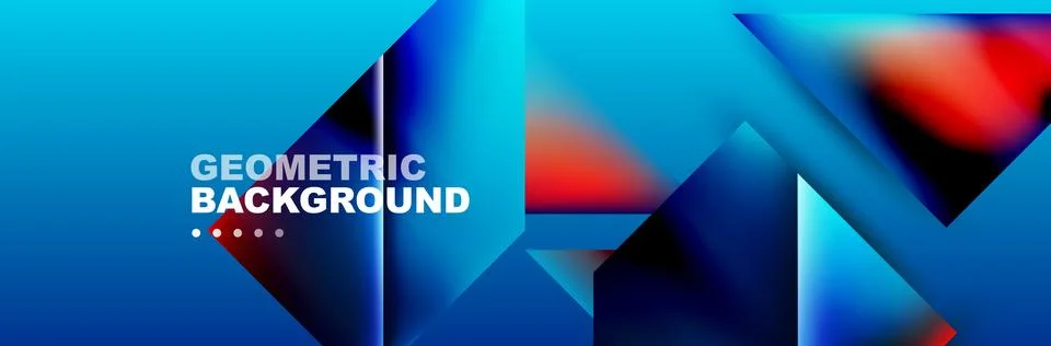 Abstract background with geometric elements. Creative trendy design. Vector Stock Illustration