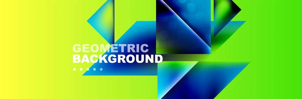 Abstract background with geometric elements. Creative trendy design. Vector Stockillustratie