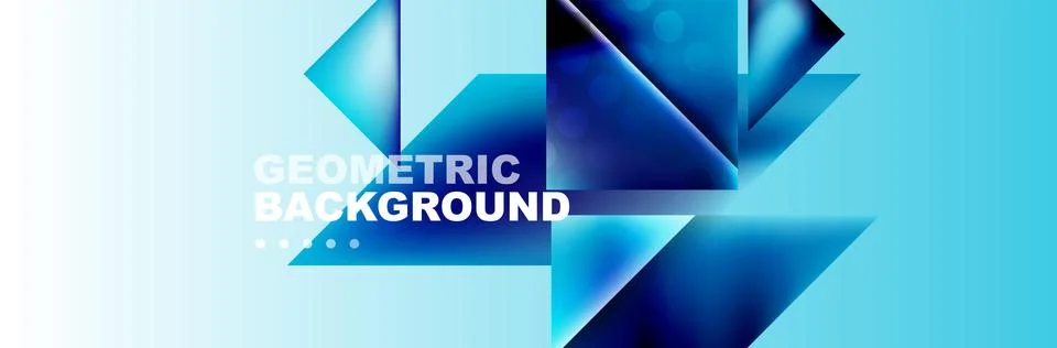 Abstract background with geometric elements. Creative trendy design. Vector Illustrazione stock