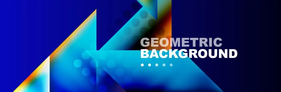 Abstract background with geometric elements. Creative trendy design. Vector 스톡 일러스트