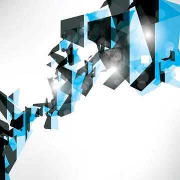 Abstract background with geometric elements イラスト素材