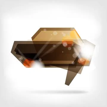 Abstract background with geometric elements Stock Illustration