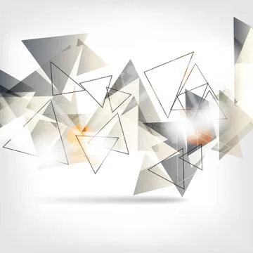 Abstract background with geometric elements Illustrazione stock