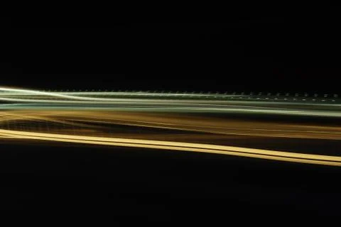 Abstract background with geometric elements Light Line Color over black backg Stock Illustration