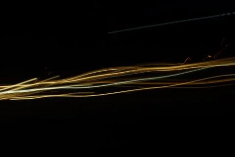 Abstract background with geometric elements Light Line Color over black backg Stock Illustration