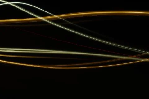 Abstract background with geometric elements Light Line Color over black backg Stock Illustration