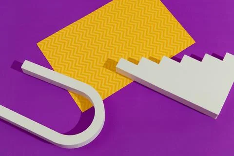 Abstract background with geometric elements for products presentation or Stock Photos