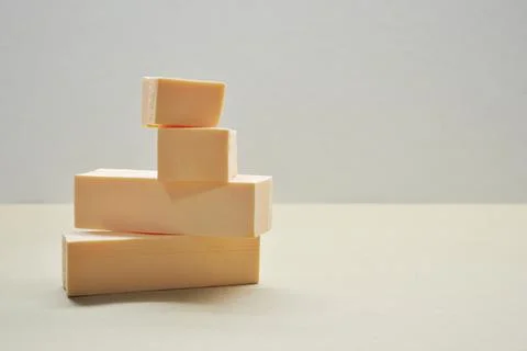 Abstract background with geometric forms and podiums for product presentation Stock Photos