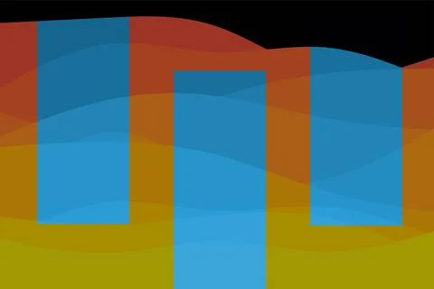 Abstract background with geometric gradient and wavy pattern Stock Illustration