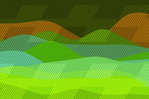 Abstract background with geometric gradient and wavy pattern Stock Illustration