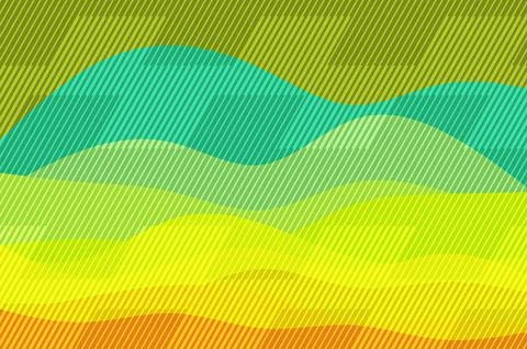 Abstract background with geometric gradient and wavy pattern Illustrazione stock