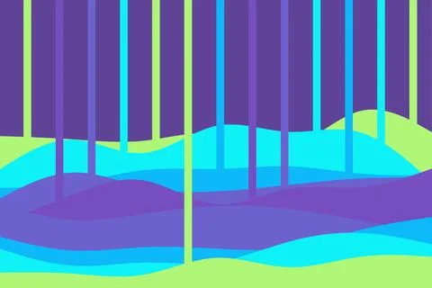 Abstract background with geometric gradient and wavy pattern Stock Illustration