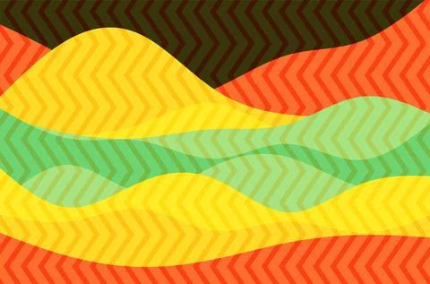 Abstract background with geometric gradient and wavy pattern 스톡 일러스트