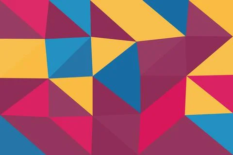 Abstract background with geometric gradient and wavy pattern Illustrazione stock