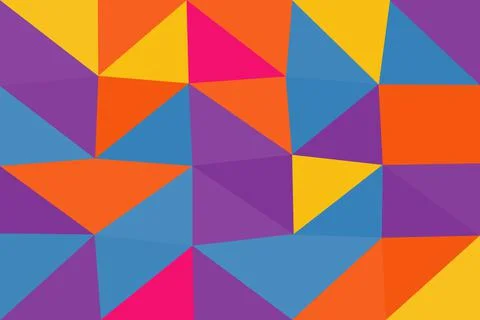 Abstract background with geometric gradient and wavy pattern Stock Illustration