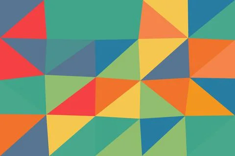 Abstract background with geometric gradient and wavy pattern Stock Illustration