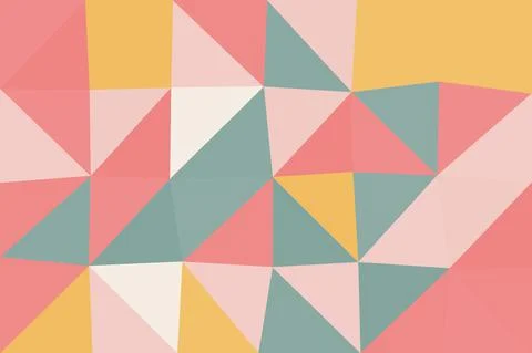 Abstract background with geometric gradient and wavy pattern Illustrazione stock