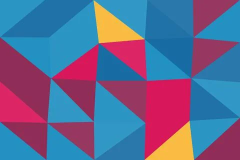 Abstract background with geometric gradient and wavy pattern Stock Illustration