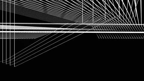 Abstract Background Geometric Lines Greyscale 3 Video stock 131984211