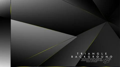 ABSTRACT BACKGROUND OF GEOMETRIC WITH luxurious polygon patterns and YELLOW t Stockillustratie