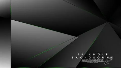 ABSTRACT BACKGROUND OF GEOMETRIC WITH luxurious polygon patterns and GREEN tr イラスト素材