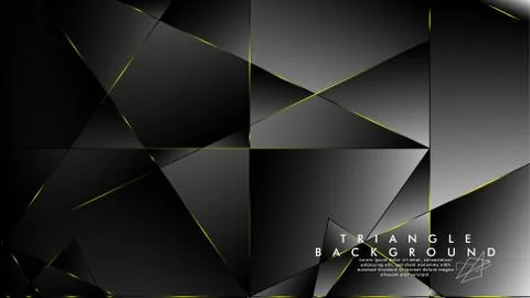 ABSTRACT BACKGROUND OF GEOMETRIC WITH luxurious polygon patterns and YELLOW t イラスト素材