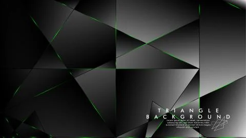 ABSTRACT BACKGROUND OF GEOMETRIC WITH luxurious polygon patterns and GREEN tr Illustrazione stock