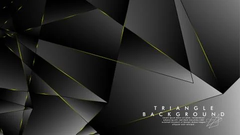 ABSTRACT BACKGROUND OF GEOMETRIC WITH luxurious polygon patterns and YELLOW t イラスト素材