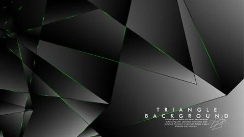 ABSTRACT BACKGROUND OF GEOMETRIC WITH luxurious polygon patterns and GREEN tr イラスト素材