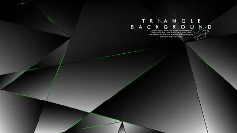 ABSTRACT BACKGROUND OF GEOMETRIC WITH luxurious polygon patterns and GREEN tr イラスト素材